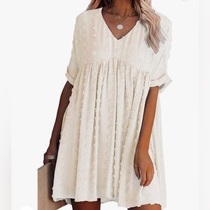 Ecowish Dress, Size M, Cream